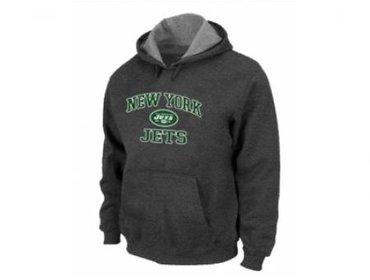 New York Jets Heart & Soul Pullover Hoodie D.Grey New York Jets Heart & Soul Pullover Hoodie D.Grey