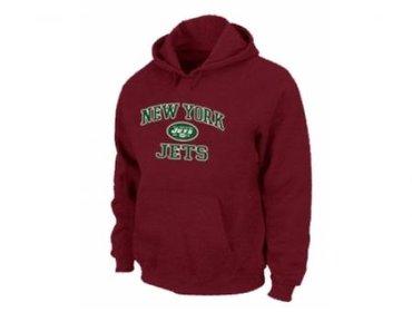 New York Jets Heart & Soul Pullover Hoodie Red New York Jets Heart & Soul Pullover Hoodie Red