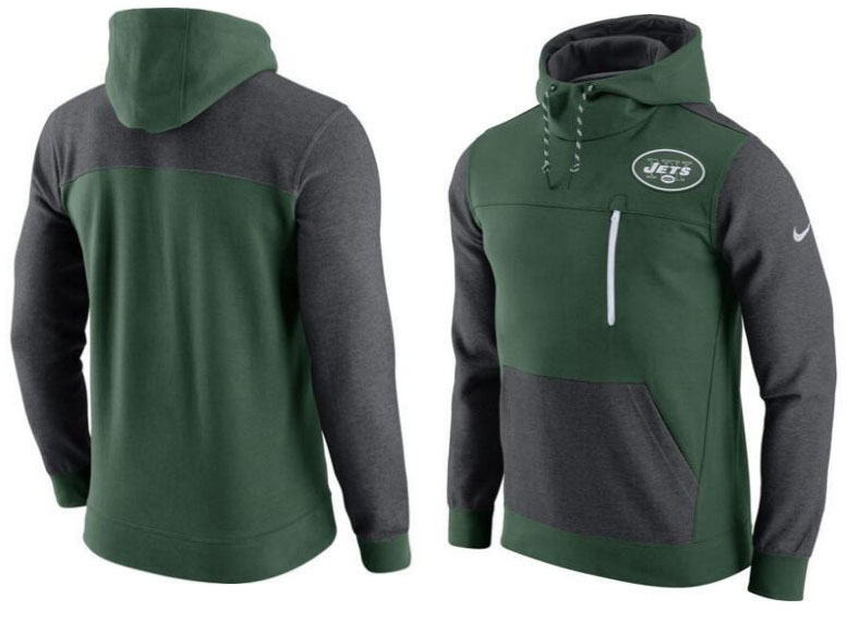New York Jets Nike AV15 Fleece Pullover Hoodie Green New York Jets Nike AV15 Fleece Pullover Hoodie Green