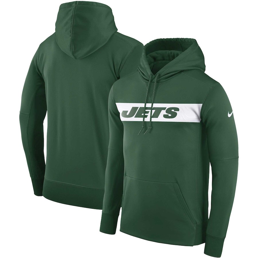 New York Jets Nike Sideline Team Performance Pullover Hoodie Green New York Jets Nike Sideline Team Performance Pullover Hoodie Green