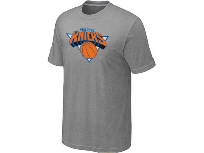 New York Knicks Big & Tall Primary Logo L.Grey T-Shirt