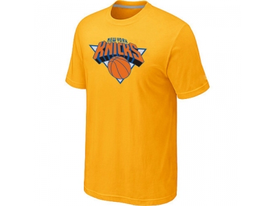 New York Knicks Big & Tall Primary Logo Yellow T-Shirt