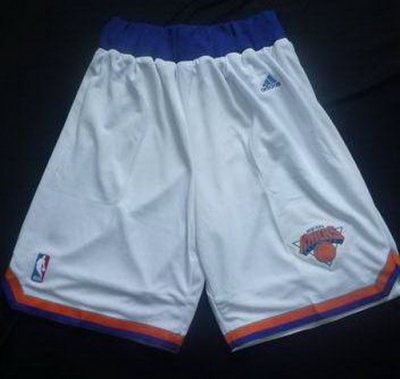 New York Knicks White Revolution 30 Swingman NBA Shorts