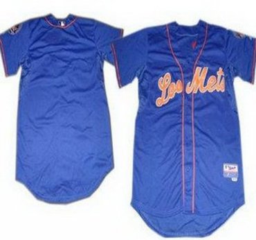 New York Mets Blank 2013 Blue MLB Jerseys
