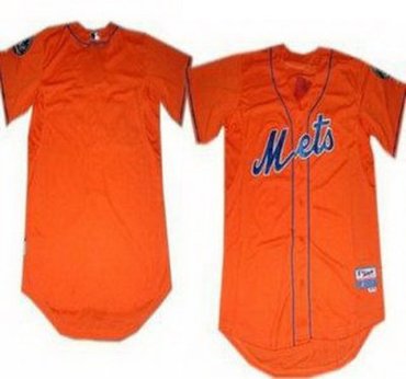 New York Mets Blank 2013 Orange MLB Jerseys