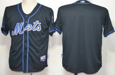 New York Mets Blank Black MLB Jerseys