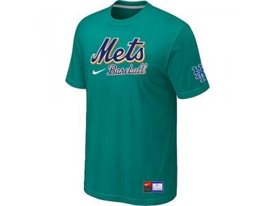 New York Mets Green NEW Short Sleeve Practice T-Shirt New York Mets Green NEW Short Sleeve Practice T-Shirt