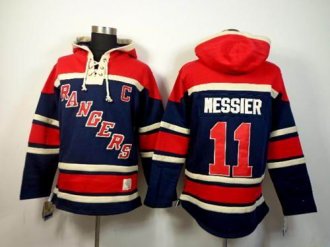 New York Rangers #11 Mark Messier Navy Blue Sawyer Hooded Sweatshirt Stitched NHL jersey New York Rangers #11 Mark Messier Navy Blue Sawyer Hooded Sweatshirt Stitched NHL jersey