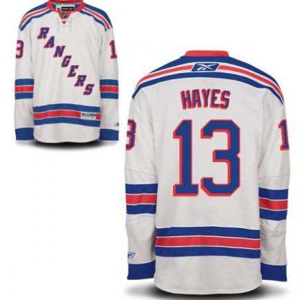 New York Rangers #13 Kevin Hayes White NHL Jerseys