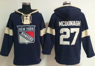New York Rangers #27 Ryan McDonagh Navy Blue Pullover NHL Hoodie New York Rangers #27 Ryan McDonagh Navy Blue Pullover NHL Hoodie