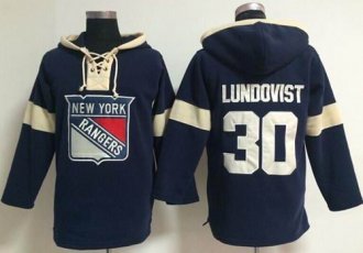New York Rangers #30 Henrik Lundqvist Navy Blue Pullover NHL Hoodie New York Rangers #30 Henrik Lundqvist Navy Blue Pullover NHL Hoodie