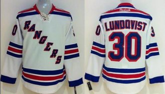 New York Rangers #30 Henrik Lundqvist White Stitched NHL Jersey New York Rangers #30 Henrik Lundqvist White Stitched NHL Jersey