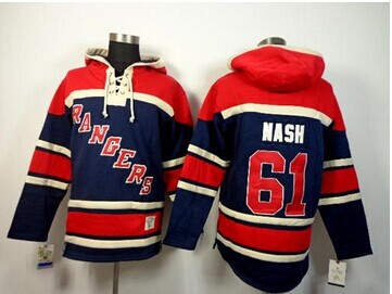 New York Rangers #61 Rick Nash Navy Blue Sawyer Hooded Sweatshirt Stitched NHL Jersey New York Rangers #61 Rick Nash Navy Blue Sawyer Hooded Sweatshirt Stitched NHL Jersey