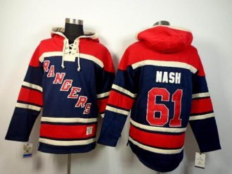 New York Rangers #61 Rick Nash Navy Blue Sawyer Hooded Sweatshirt Stitched NHL jersey New York Rangers #61 Rick Nash Navy Blue Sawyer Hooded Sweatshirt Stitched NHL jersey