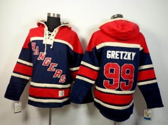 New York Rangers #99 Wayne Gretzky Navy Blue Sawyer Hooded Sweatshirt Stitched NHL jersey New York Rangers #99 Wayne Gretzky Navy Blue Sawyer Hooded Sweatshirt Stitched NHL jersey