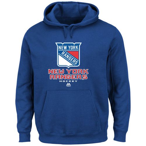 New York Rangers Majsetic Critical Victory VIII Pullover Hoodie Royal New York Rangers Majsetic Critical Victory VIII Pullover Hoodie Royal