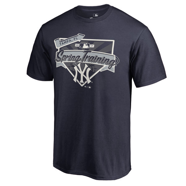 New York Yankees Fanatics Branded 2017 MLB Spring Training Logo T Shirt Navy New York Yankees Fanatics Branded 2017 MLB Spring Training Logo T Shirt Navy