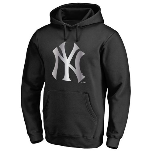 New York Yankees Platinum Collection Pullover Hoodie Black New York Yankees Platinum Collection Pullover Hoodie Black