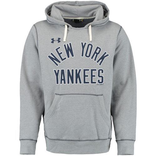 New York Yankees Under Armour Legacy Fleece Gray MLB Hoodie New York Yankees Under Armour Legacy Fleece Gray MLB Hoodie