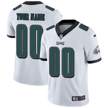 Nike  NFL Philadelphia Eagles Vapor Untouchable Customized Limited White Road Men's Jersey