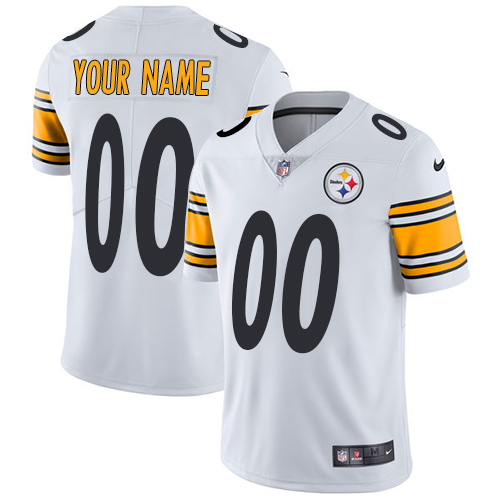 Nike  NFL Pittsburgh Steelers Vapor Untouchable Customized Limited White Road Youth Jersey