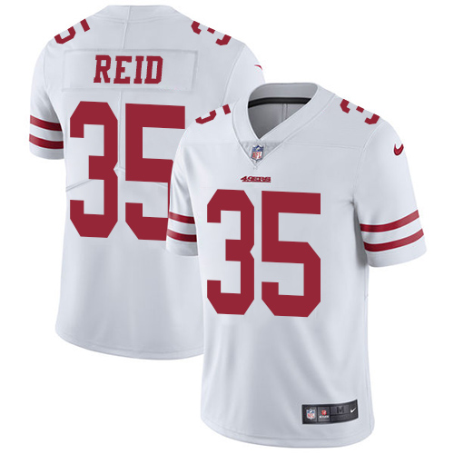 Nike 49ers #35 Eric Reid White Men's Stitched NFL Vapor Untouchable Limited Jersey Nike 49ers #35 Eric Reid White Men's Stitched NFL Vapor Untouchable Limited Jersey