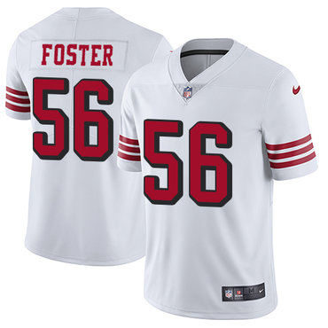 Nike 49ers #56 Reuben Foster White Rush Youth Stitched NFL Vapor Untouchable Limited Jersey