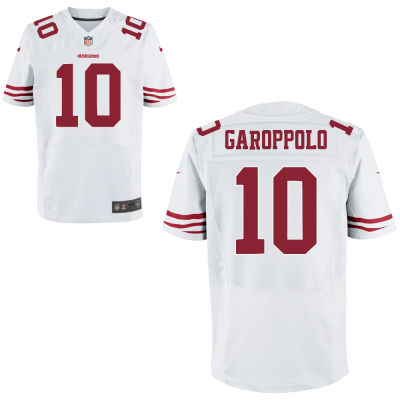 Nike 49ers 10 Jimmy Garoppolo White Elite Jersey Nike 49ers 10 Jimmy Garoppolo White Elite Jersey