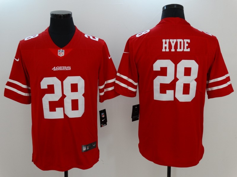 Nike 49ers 28 Carlos Hyde Red Vapor Untouchable Player Limited Jersey Nike 49ers 28 Carlos Hyde Red Vapor Untouchable Player Limited Jersey