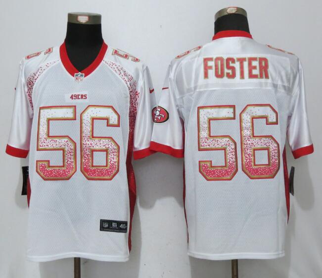 Nike 49ers 56 Reuben Foster White Drift Fashion Elite Jersey Nike 49ers 56 Reuben Foster White Drift Fashion Elite Jersey