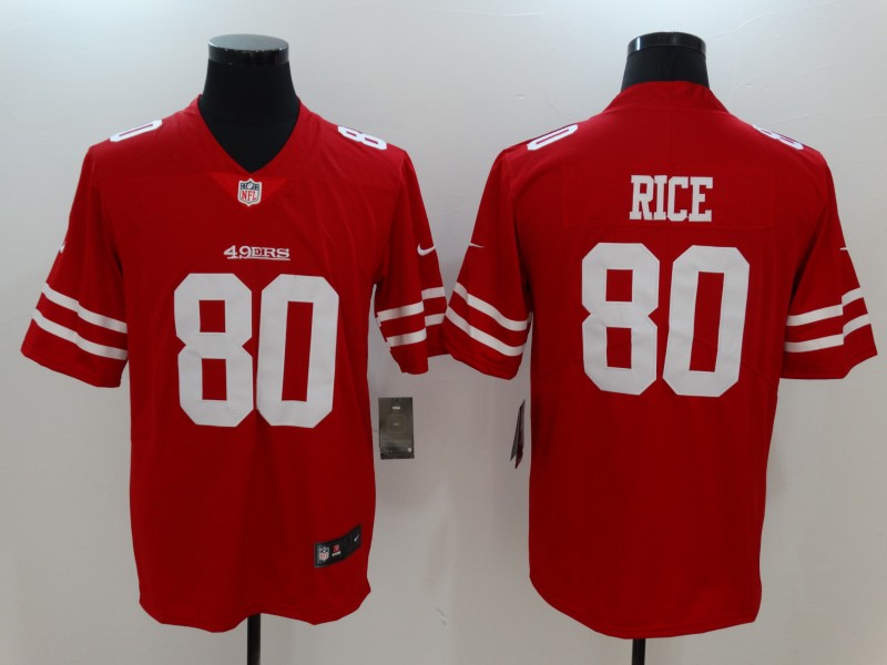 Nike 49ers 80 Jerry Rice Red Vapor Untouchable Player Limited Jersey Nike 49ers 80 Jerry Rice Red Vapor Untouchable Player Limited Jersey