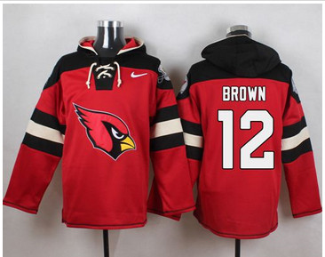 Nike Arizona Cardinals #12 John Brown Red Player Pullover NFL Hoodie Nike Arizona Cardinals #12 John Brown Red Player Pullover NFL Hoodie