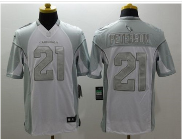 Nike Arizona Cardinals #21 Patrick Peterson White Men's Stitched NFL Limited Platinum Jersey Nike Arizona Cardinals #21 Patrick Peterson White Men's Stitched NFL Limited Platinum Jersey