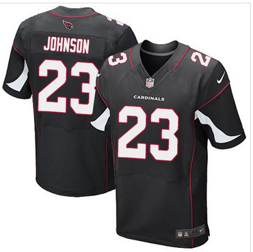 Nike Arizona Cardinals #23 Chris Johnson Black Alternate Men's Stitched NFL Elite Jersey Nike Arizona Cardinals #23 Chris Johnson Black Alternate Men's Stitched NFL Elite Jersey