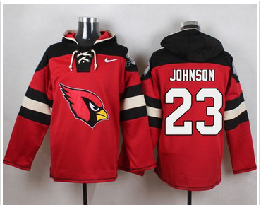 Nike Arizona Cardinals #23 Chris Johnson Red Player Pullover NFL Hoodie Nike Arizona Cardinals #23 Chris Johnson Red Player Pullover NFL Hoodie