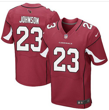 Nike Arizona Cardinals #23 Chris Johnson Red Team Color Men's Stitched NFL Elite Jersey Nike Arizona Cardinals #23 Chris Johnson Red Team Color Men's Stitched NFL Elite Jersey