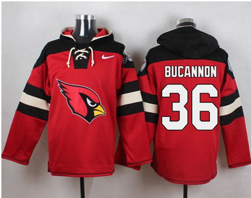 Nike Arizona Cardinals #36 Deone Bucannon Red Player Pullover NFL Hoodie Nike Arizona Cardinals #36 Deone Bucannon Red Player Pullover NFL Hoodie