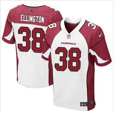 Nike Arizona Cardinals #38 Andre Ellington White Men's Stitched NFL Elite Jersey Nike Arizona Cardinals #38 Andre Ellington White Men's Stitched NFL Elite Jersey