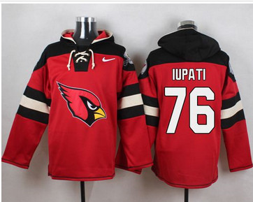 Nike Arizona Cardinals #76 Mike Iupati Red Player Pullover NFL Hoodie Nike Arizona Cardinals #76 Mike Iupati Red Player Pullover NFL Hoodie