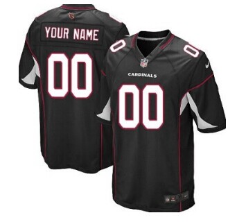 Nike Arizona Cardinals Customized Black Game Jersey Nike Arizona Cardinals Customized Black Game Jersey