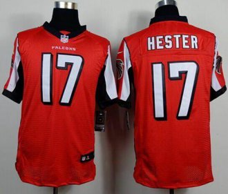 Nike Atlanta Falcons #17 Devin Hester Red Team Color NFL Elite Jersey