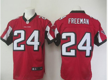 Nike Atlanta Falcons #24 Devonta Freeman Red Team Color Men's Stitched NFL Elite Jersey Nike Atlanta Falcons #24 Devonta Freeman Red Team Color Men's Stitched NFL Elite Jersey