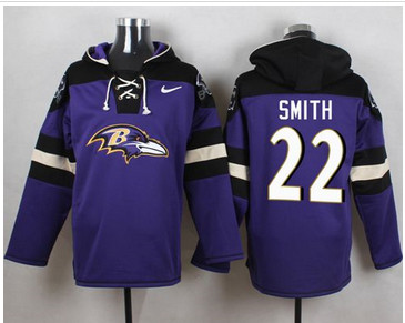 Nike Baltimore Ravens #22 Jimmy Smith Purple Player Pullover NFL Hoodie Nike Baltimore Ravens #22 Jimmy Smith Purple Player Pullover NFL Hoodie