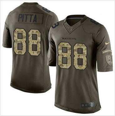 Nike Baltimore Ravens #88 Dennis Pitta GreenI Men's Stitched NFL Limited Salute to Service Jersey Nike Baltimore Ravens #88 Dennis Pitta GreenI Men's Stitched NFL Limited Salute to Service Jersey