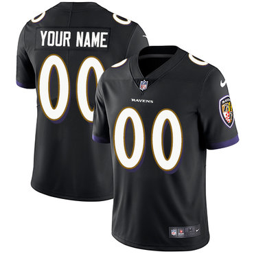 Nike Baltimore Ravens Elite Black Alternate Youth Jersey NFL  Vapor Untouchable Customized jerseys