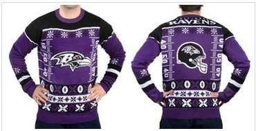 Nike Baltimore Ravens Men's Ugly Sweater Nike Baltimore Ravens Men's Ugly Sweater