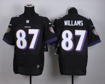 Nike Baltimore ravens #87 Maxx Williams Black Alternate Men's Stitched NFL New Elite jersey