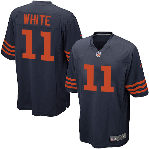 Nike Bears #11 Kevin White Navy Blue Youth Stitched NFL 1940s Throwback Elite Jersey