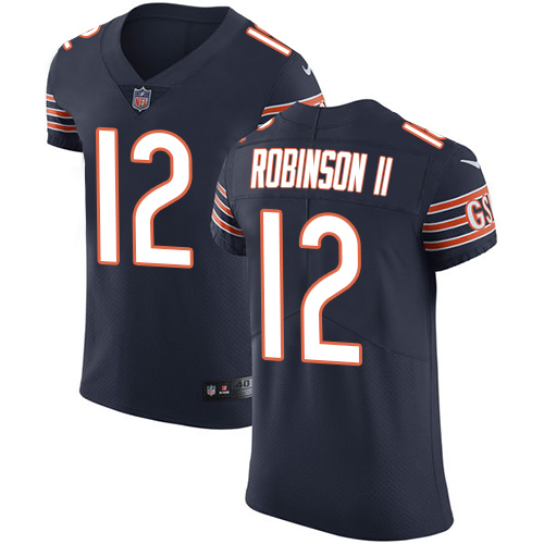 Nike Bears #12 Allen Robinson II Navy Blue Team Color Men's Stitched NFL Vapor Untouchable Elite Jersey Nike Bears #12 Allen Robinson II Navy Blue Team Color Men's Stitched NFL Vapor Untouchable Elite Jersey