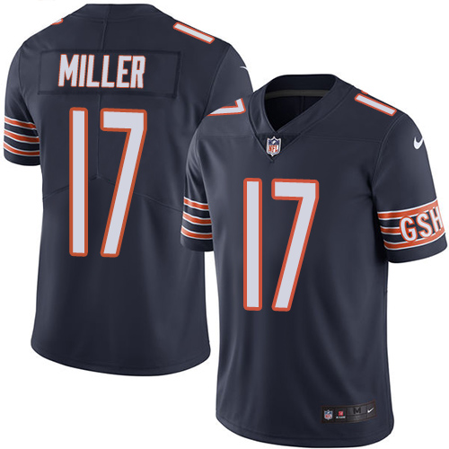 Nike Bears #17 Anthony Miller Navy Blue Team Color Men's Stitched NFL Vapor Untouchable Limited Jersey Nike Bears #17 Anthony Miller Navy Blue Team Color Men's Stitched NFL Vapor Untouchable Limited Jersey